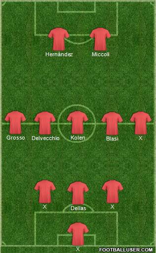 Pro Evolution Soccer Team Formation 2011