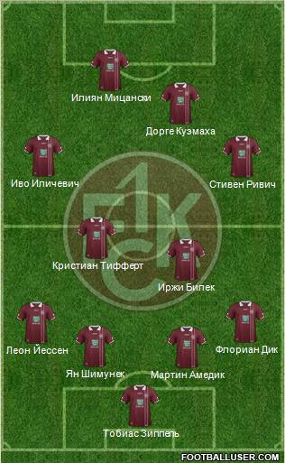 1.FC Kaiserslautern Formation 2011
