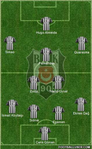 Besiktas JK Formation 2011