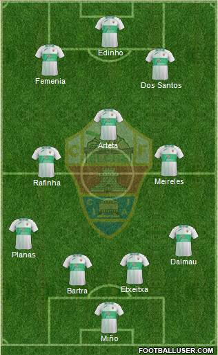 Elche C.F., S.A.D. Formation 2011