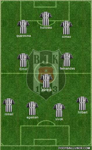 Besiktas JK Formation 2011