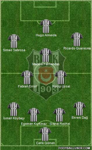 Besiktas JK Formation 2011