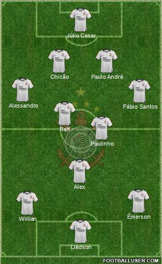 SC Corinthians Paulista Formation 2011