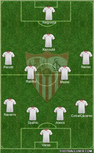 Sevilla F.C., S.A.D. Formation 2011