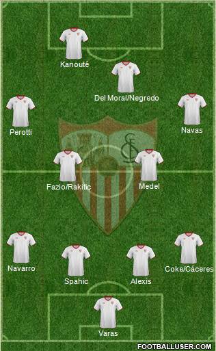Sevilla F.C., S.A.D. Formation 2011