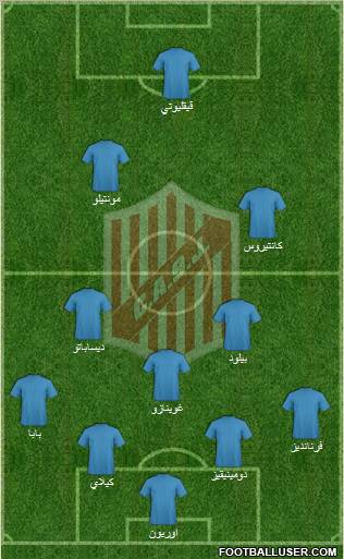 9 de Julio Formation 2011