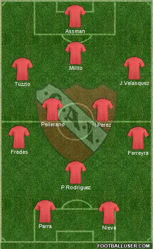 Independiente Formation 2011