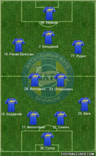 BATE Borisov Formation 2011