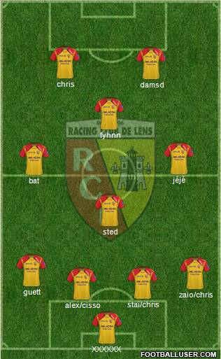 Racing Club de Lens Formation 2011