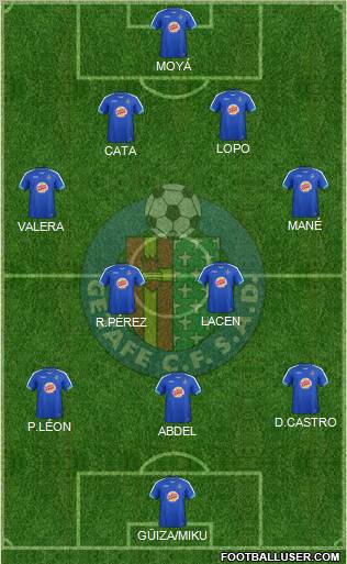 Getafe C.F., S.A.D. Formation 2011