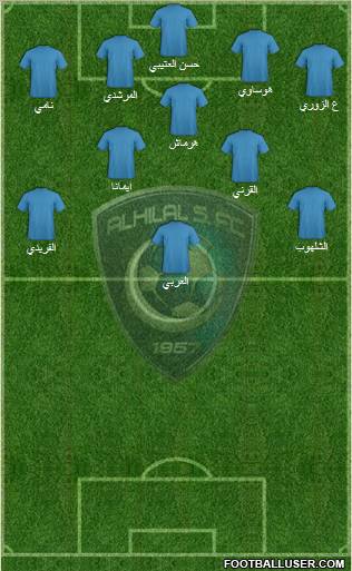 Al-Hilal (KSA) Formation 2011