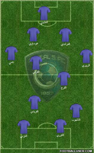 Al-Hilal (KSA) Formation 2011