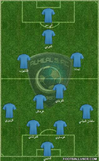 Al-Hilal (KSA) Formation 2011