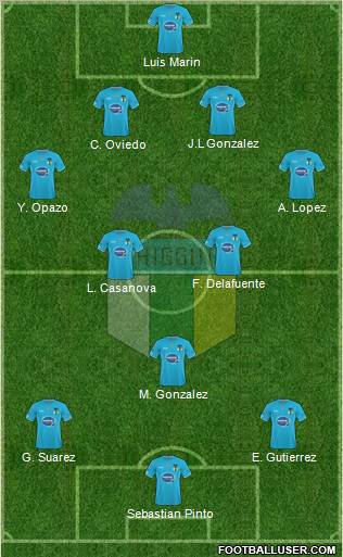 CD O'Higgins de Rancagua S.A.D.P. Formation 2011