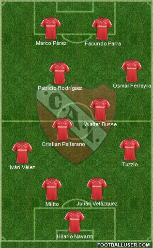 Independiente Formation 2011