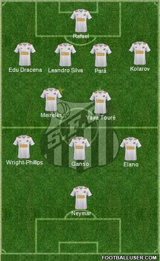 Santos FC Formation 2011