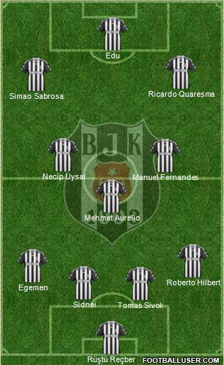 Besiktas JK Formation 2011