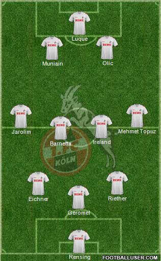 1.FC Köln Formation 2011
