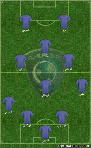 Al-Hilal (KSA) Formation 2011