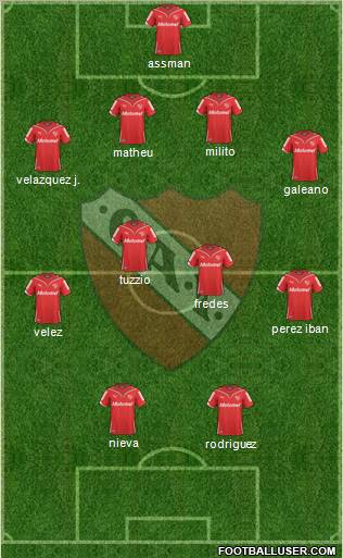 Independiente Formation 2011