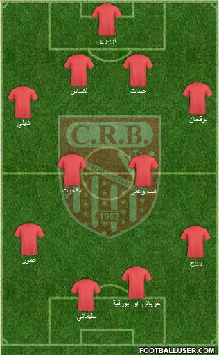 Chabab Riadhi Belouizdad football formation