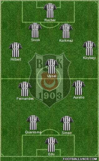 Besiktas JK Formation 2011
