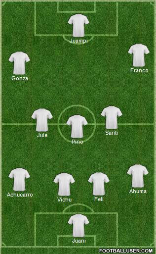 Pro Evolution Soccer Team Formation 2011