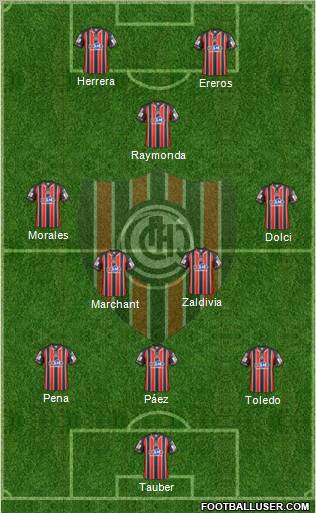 Chacarita Juniors Formation 2011