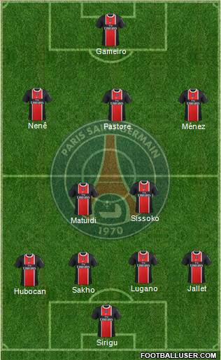 Paris Saint-Germain Formation 2011