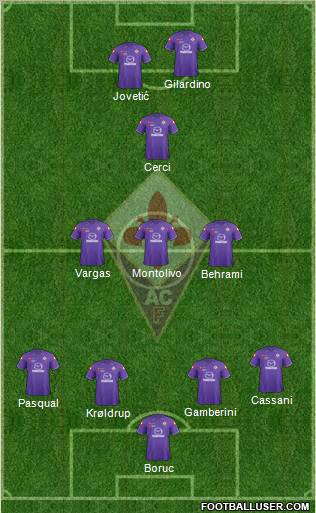 Fiorentina Formation 2011
