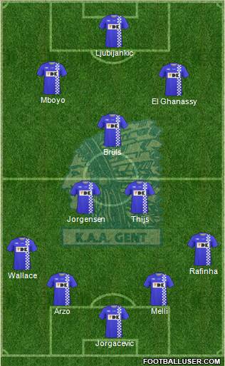 KAA Gent Formation 2011