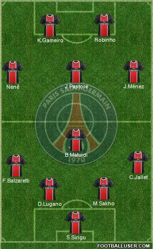 Paris Saint-Germain Formation 2011