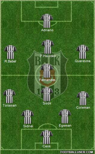 Besiktas JK Formation 2011