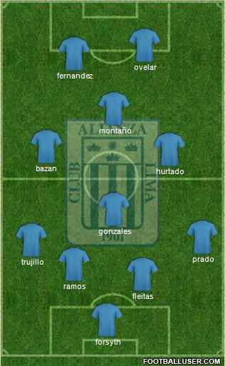 C Alianza Lima Formation 2011