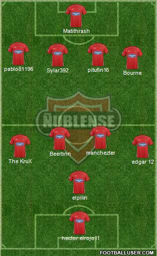 CD Ñublense S.A.D.P. Formation 2011