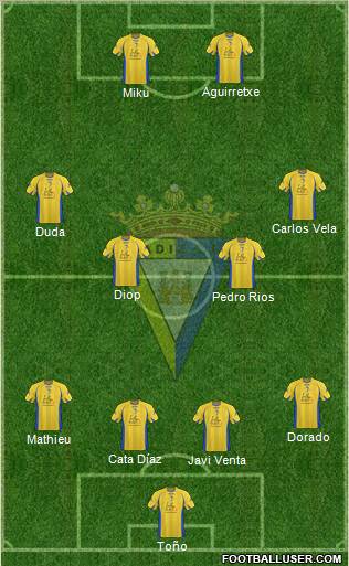Cádiz C.F., S.A.D. Formation 2011