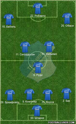 TSG 1899 Hoffenheim Formation 2011