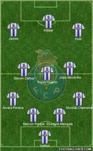 Futebol Clube do Porto - SAD 4-1-3-2 football formation