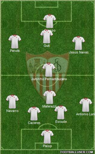 Sevilla F.C., S.A.D. Formation 2011