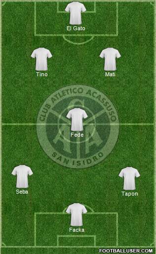 Acassuso football formation