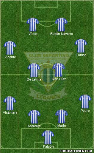 C.D. Leganés S.A.D. football formation