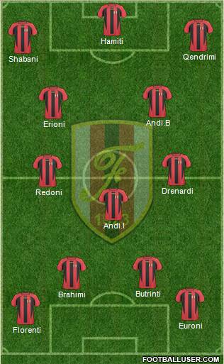 KS Flamurtari Vlorë Formation 2011