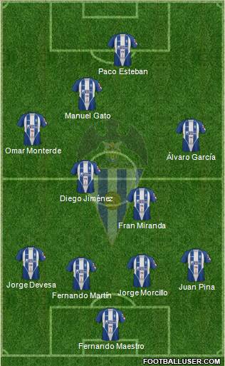 C.D. Alcoyano Formation 2011