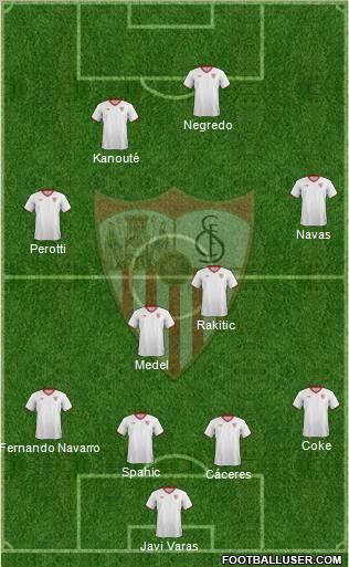 Sevilla F.C., S.A.D. Formation 2011