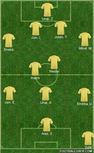 Pro Evolution Soccer Team Formation 2011