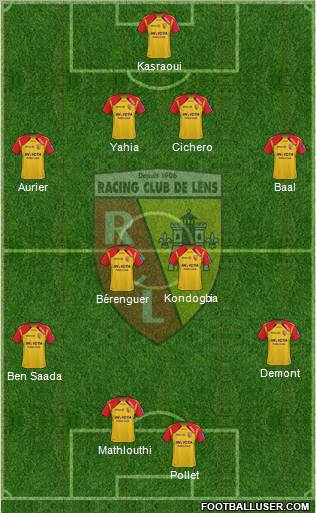 Racing Club de Lens Formation 2011