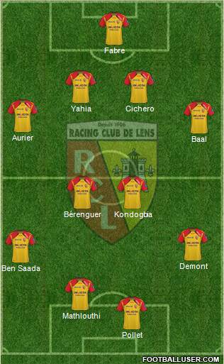 Racing Club de Lens Formation 2011