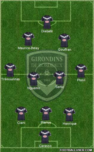 FC Girondins de Bordeaux Formation 2011
