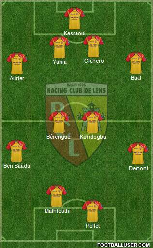 Racing Club de Lens Formation 2011