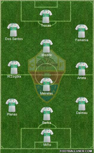 Elche C.F., S.A.D. Formation 2011